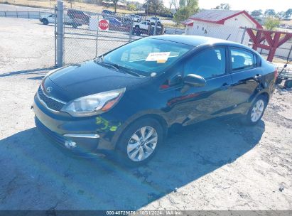 2017 KIA RIO EX Black  Gasoline KNADN4A38H6071746 photo #3