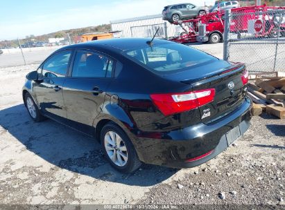 2017 KIA RIO EX Black  Gasoline KNADN4A38H6071746 photo #4