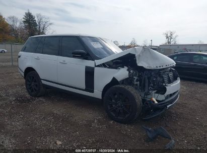 2021 LAND ROVER RANGE ROVER White  Gasoline SALGR2SUXMA440848 photo #1