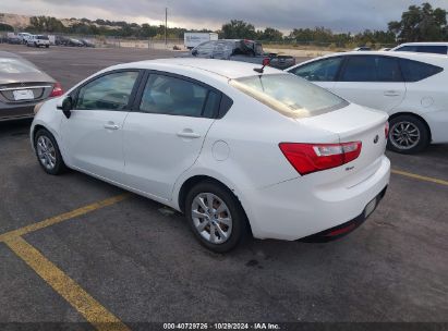 2015 KIA RIO LX White  Gasoline KNADM4A33F6505071 photo #4