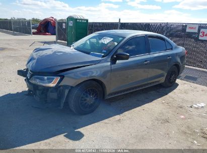 2014 VOLKSWAGEN JETTA 2.0L S Gray  Gasoline 3VW2K7AJ1EM324675 photo #3