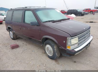 1988 PLYMOUTH VOYAGER SE Purple  Gasoline 2P4FH4133JR521946 photo #1