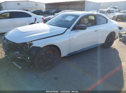 2023 BMW M240 I White  Gasoline 3MW43CM0XP8D14224 photo #3