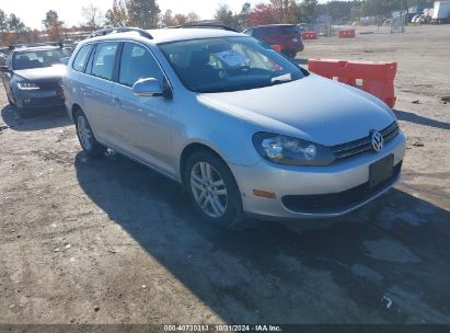 2014 VOLKSWAGEN JETTA SPORTWAGEN 2.0L TDI Silver  Diesel 3VWML7AJ5EM625732 photo #1