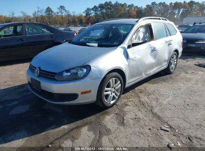 2014 VOLKSWAGEN JETTA SPORTWAGEN 2.0L TDI Silver  Diesel 3VWML7AJ5EM625732 photo #3