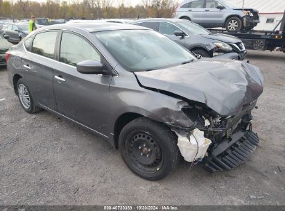 2019 NISSAN SENTRA S Gray  Gasoline 3N1AB7APXKY346278 photo #1