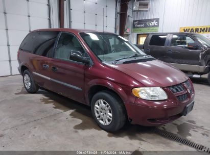 2001 DODGE CARAVAN SE Maroon  Flexible Fuel 1B4GP25321B153832 photo #1