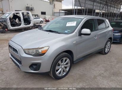 2014 MITSUBISHI OUTLANDER SPORT ES Silver  Gasoline 4A4AP3AU0EE013031 photo #3