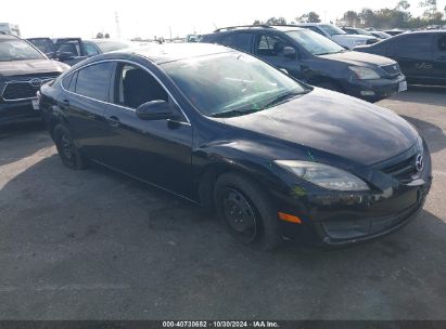 2010 MAZDA MAZDA6 I SPORT Black  Gasoline 1YVHZ8BHXA5M32491 photo #1