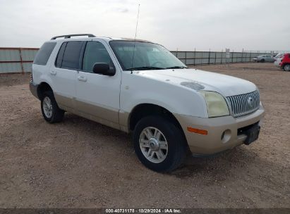 2004 MERCURY MOUNTAINEER White  Flexible Fuel 4M2ZU66KX4UJ25166 photo #1