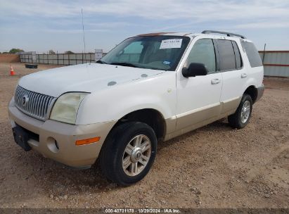 2004 MERCURY MOUNTAINEER White  Flexible Fuel 4M2ZU66KX4UJ25166 photo #3