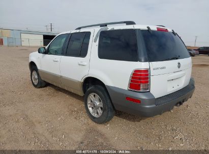 2004 MERCURY MOUNTAINEER White  Flexible Fuel 4M2ZU66KX4UJ25166 photo #4