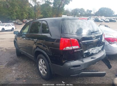 2012 KIA SORENTO LX Black  Gasoline 5XYKT3A12CG258690 photo #4