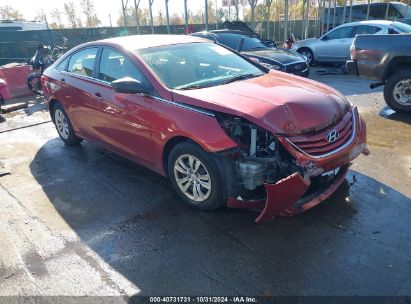 2011 HYUNDAI SONATA GLS Red  Gasoline 5NPEB4AC3BH216365 photo #1