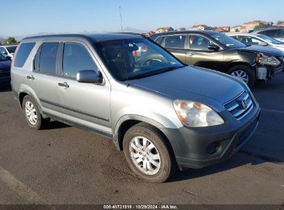 2006 HONDA CR-V EX Light Blue  Gasoline JHLRD78806C008043 photo #1