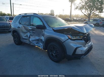 2023 HONDA PILOT AWD TRAILSPORT Silver  Gasoline GQAJP262B808 photo #1