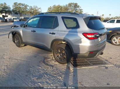 2023 HONDA PILOT AWD TRAILSPORT Silver  Gasoline GQAJP262B808 photo #4