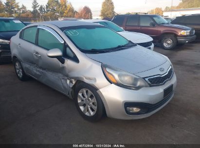 2012 KIA RIO EX Silver  Gasoline KNADN4A34C6056427 photo #1