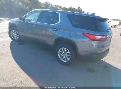 2020 CHEVROLET TRAVERSE FWD LS Gray  Gasoline 1GNERFKW5LJ186740 photo #4