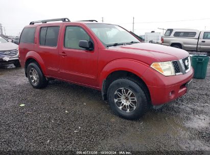 2006 NISSAN PATHFINDER S Red  Gasoline 5N1AR18W16C651116 photo #1