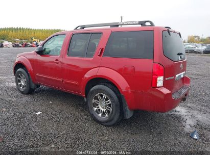 2006 NISSAN PATHFINDER S Red  Gasoline 5N1AR18W16C651116 photo #4