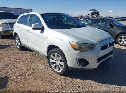 2013 MITSUBISHI OUTLANDER SPORT ES White  Gasoline 4A4AP3AU6DE019009 photo #1