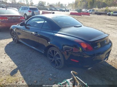 2003 LEXUS SC 430 Black  Gasoline JTHFN48Y230039009 photo #4