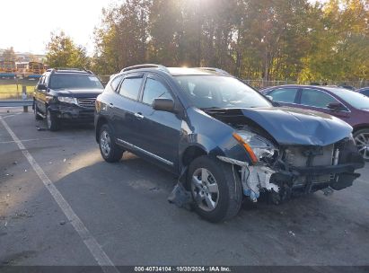 2014 NISSAN ROGUE SELECT S Blue  Gasoline JN8AS5MT6EW611241 photo #1