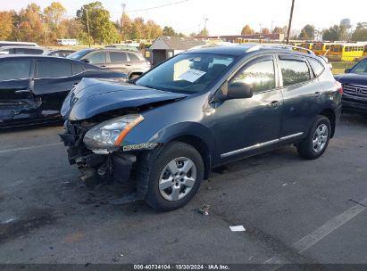 2014 NISSAN ROGUE SELECT S Blue  Gasoline JN8AS5MT6EW611241 photo #3