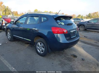 2014 NISSAN ROGUE SELECT S Blue  Gasoline JN8AS5MT6EW611241 photo #4