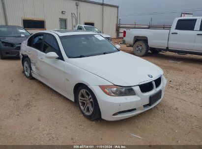 2008 BMW 328I White  Gasoline WBAVA37578NL44409 photo #1