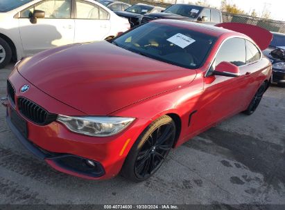 2016 BMW 435I Red  Gasoline WBA3R1C58GK529918 photo #3