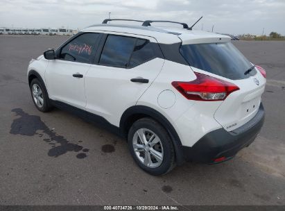 2019 NISSAN KICKS S White  Gasoline 3N1CP5CU1KL563524 photo #4