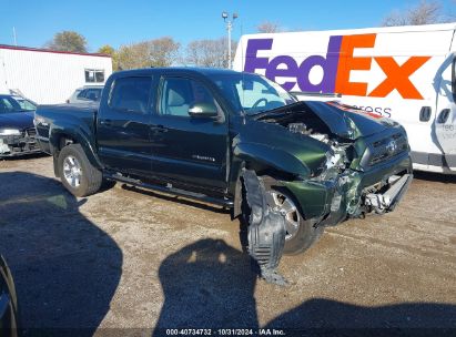 2012 TOYOTA TACOMA DOUBLE CAB Green  Gasoline 3TMLU4EN3CM087732 photo #1