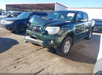 2012 TOYOTA TACOMA DOUBLE CAB Green  Gasoline 3TMLU4EN3CM087732 photo #3