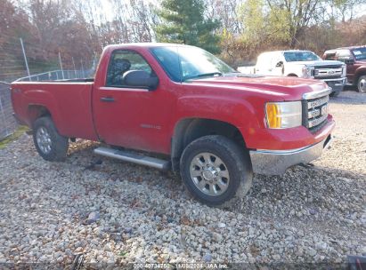 2012 GMC SIERRA 3500HD WORK TRUCK Red  Flexible Fuel 1GT322CG2CZ131300 photo #1