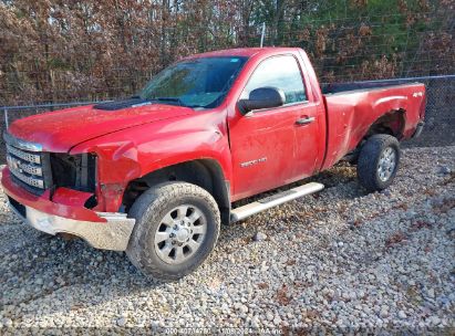 2012 GMC SIERRA 3500HD WORK TRUCK Red  Flexible Fuel 1GT322CG2CZ131300 photo #3