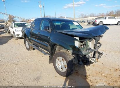 2013 TOYOTA TACOMA DOUBLE CAB Green  Gasoline 5TFLU4EN4DX060583 photo #1