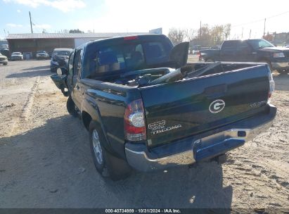 2013 TOYOTA TACOMA DOUBLE CAB Green  Gasoline 5TFLU4EN4DX060583 photo #4