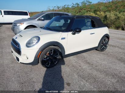 2017 MINI CONVERTIBLE COOPER S Teal  Gasoline WMWWG9C34H3C81830 photo #3