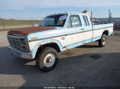 1985 FORD F250 Blue  Diesel 1FTHX2616FKA64065 photo #3