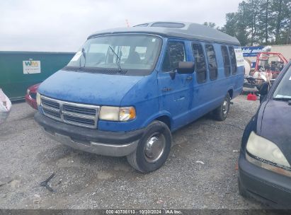 1994 DODGE RAM VAN B350 Blue  Gasoline 2B7KB31Z2RK546344 photo #3