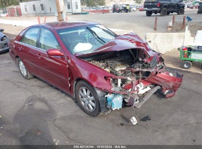 2002 TOYOTA CAMRY XLE Burgundy  Gasoline JTDBE30K220107342 photo #1