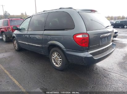 2001 CHRYSLER TOWN & COUNTRY LIMITED Blue  Gasoline 2C8GP64LX1R242205 photo #4