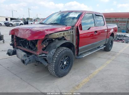 2018 FORD F150 SUPERCREW Red  Gasoline 1FTEW1EG8JFC43716 photo #3