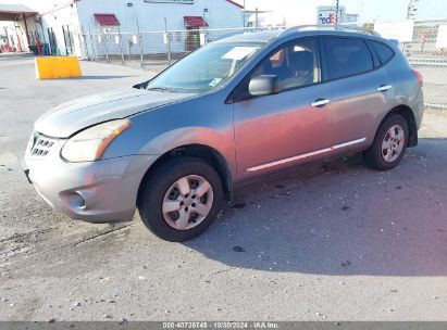 2014 NISSAN ROGUE SELECT S Gray  Gasoline JN8AS5MT2EW601337 photo #3