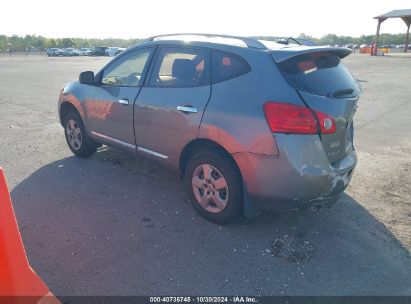 2014 NISSAN ROGUE SELECT S Gray  Gasoline JN8AS5MT2EW601337 photo #4