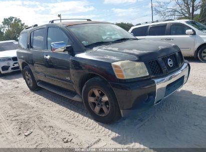 2005 NISSAN ARMADA SE Black  Gasoline 5N1AA08A35N725340 photo #1