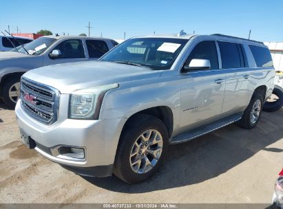 2015 GMC YUKON XL 1500 SLE Silver  Gasoline 1GKS1GKC8FR513494 photo #3