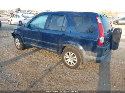 2005 HONDA CR-V EX Blue  Gasoline SHSRD78875U307536 photo #4